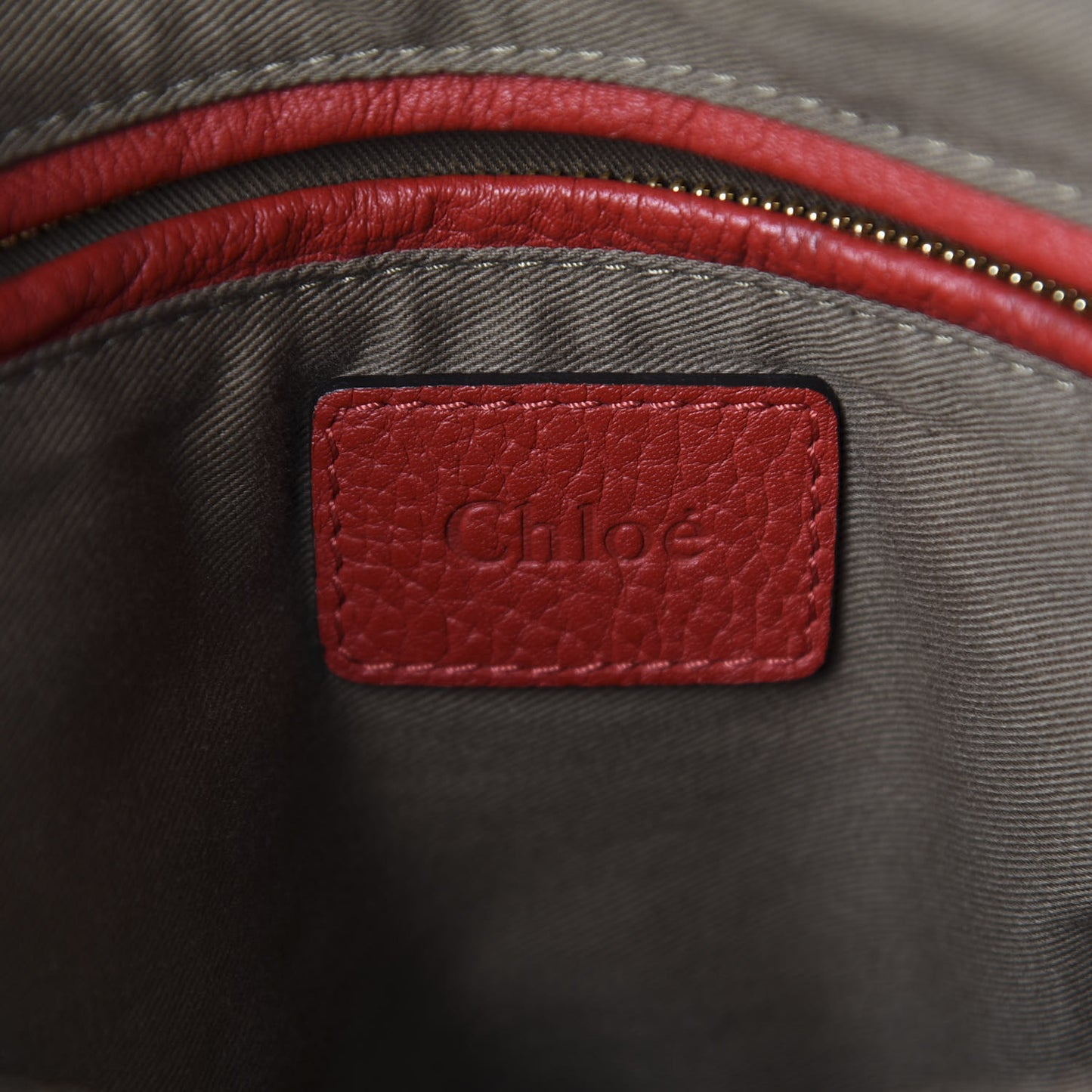 Calfskin Medium Marcie Satchel Peony Red