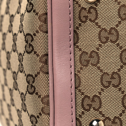 Gucci Monogram Medium Joy Boston Light Pink 14 of 15
