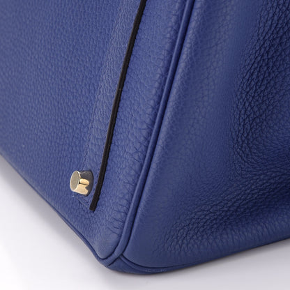 Hermes Togo Birkin 35 Bleu Electrique 40 of 40