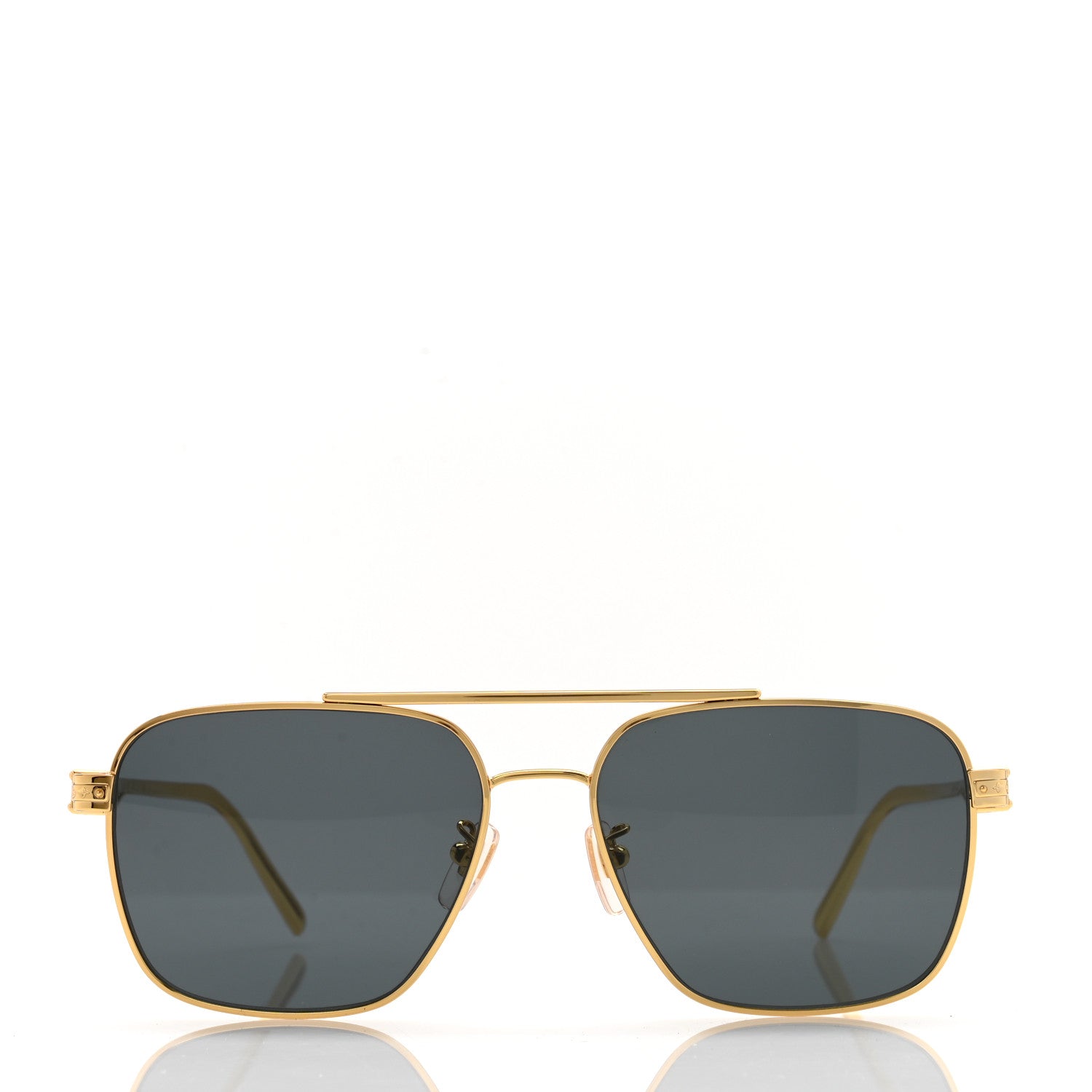 Louis Vuitton Metal LV Ash Sunglasses Z1267E Gold 2 of 7