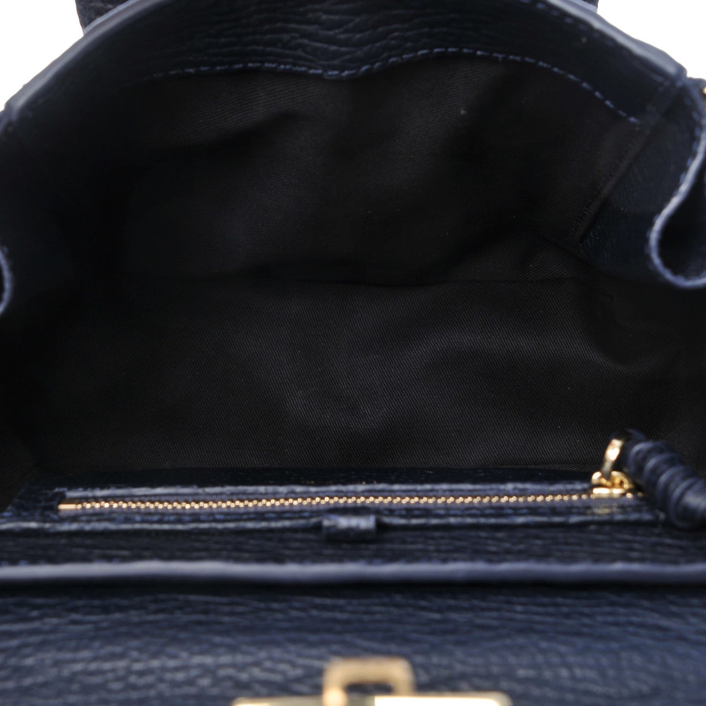 3.1 Textured Calfskin Mini Pashli Satchel Ink