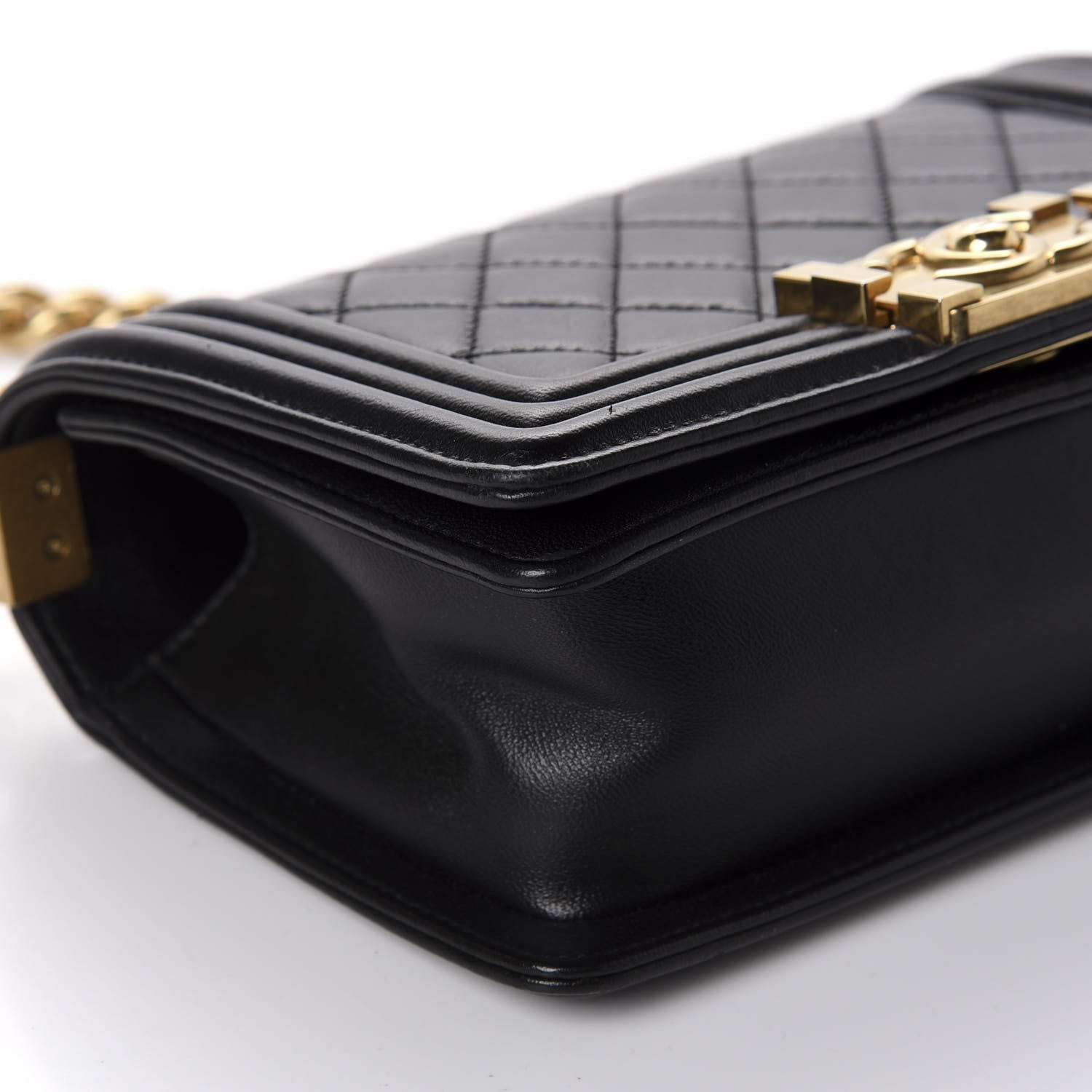 Chanel Lambskin Quilted Small Boy Flap Black 6 of 11