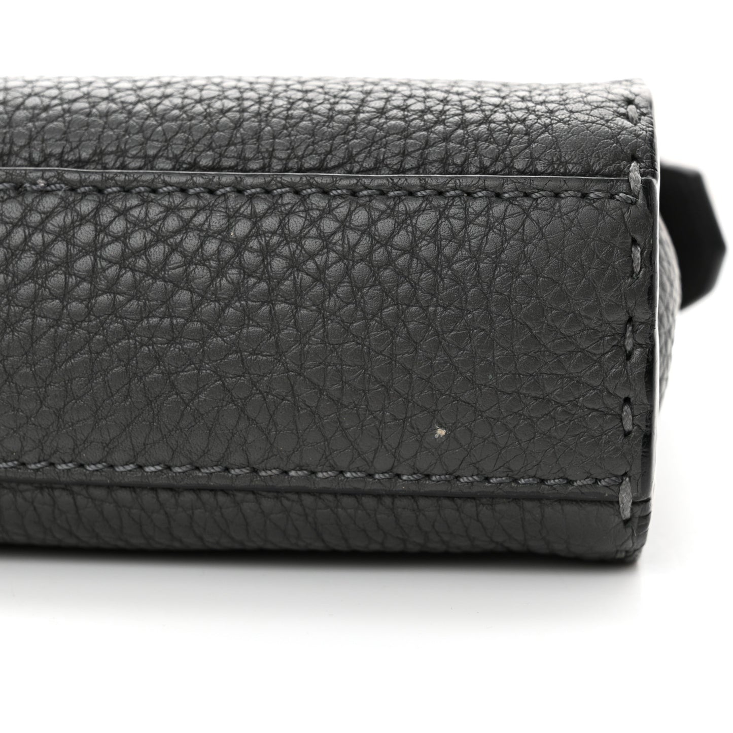 Cuoio Romano Selleria Mini Peekaboo Iconic Fit Satchel Asfalto Multicolor