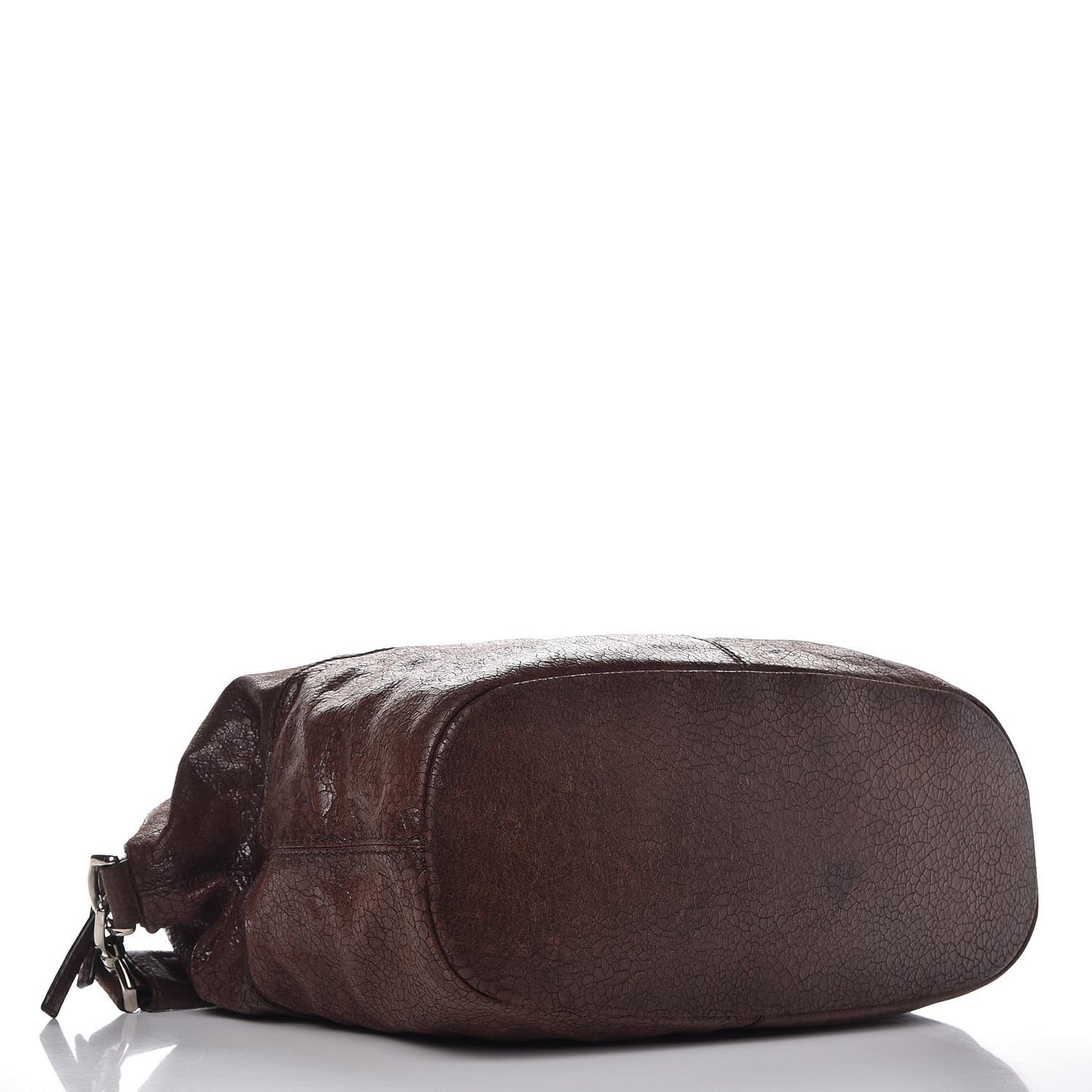 Crackled Calfskin Medium Nightingale Brown