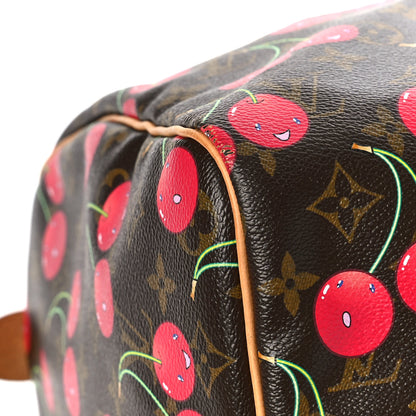 Louis Vuitton Monogram Cerises Keepall 45 8 of 10
