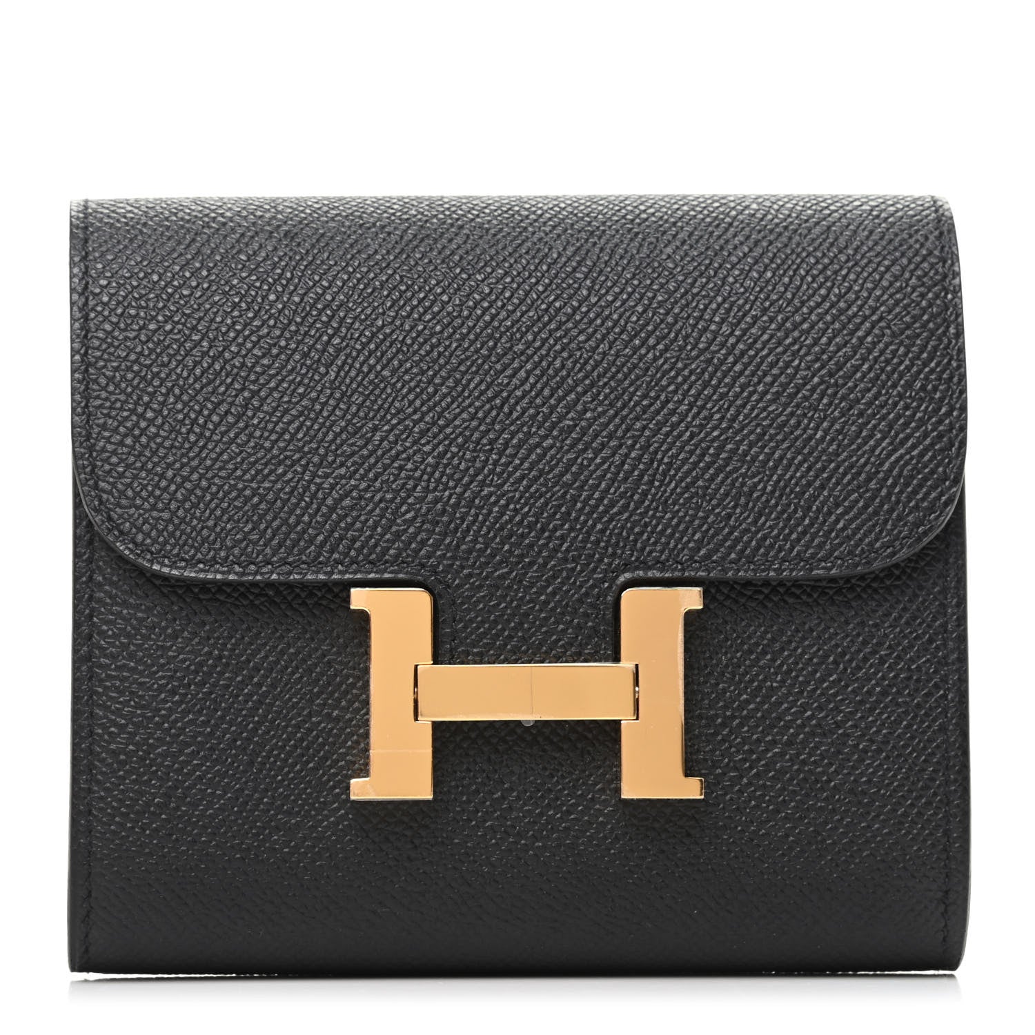 Hermes Epsom Constance Short Wallet Black 1 of 7