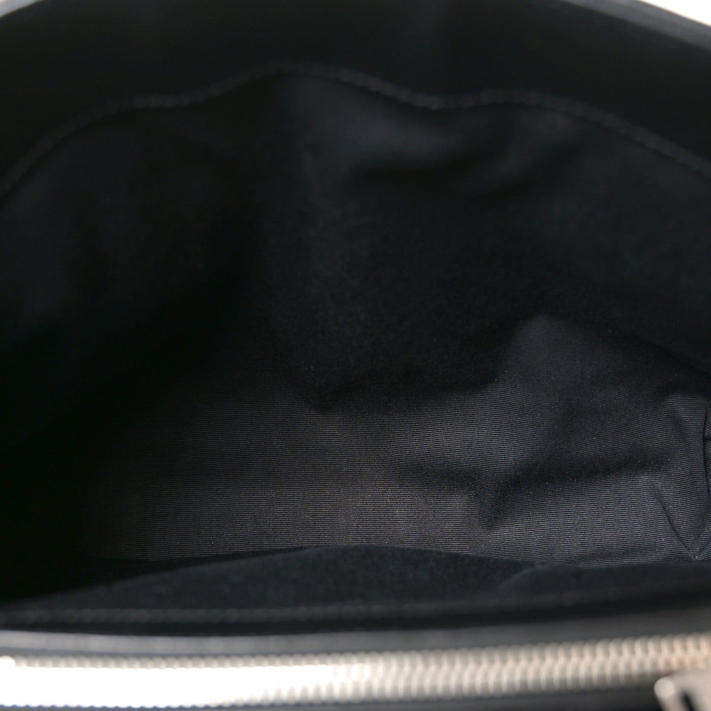 Calfskin Y Quilted Monogram Medium Loulou Chain Satchel Black