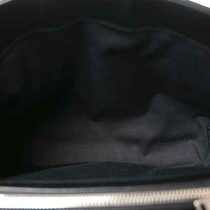 Saint Laurent Calfskin Y Quilted Monogram Medium Loulou Chain Satchel Black 5 of 10