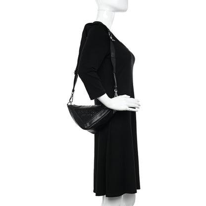 Prada Grace Lux Triangle Shoulder Bag Black 2 of 14