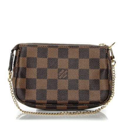 Louis Vuitton Damier Ebene Mini Pochette Accessories 1 of 7