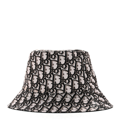 Christian Dior Oblique Reversible Teddy-D Brim Bucket Hat 57 Black 3 of 16