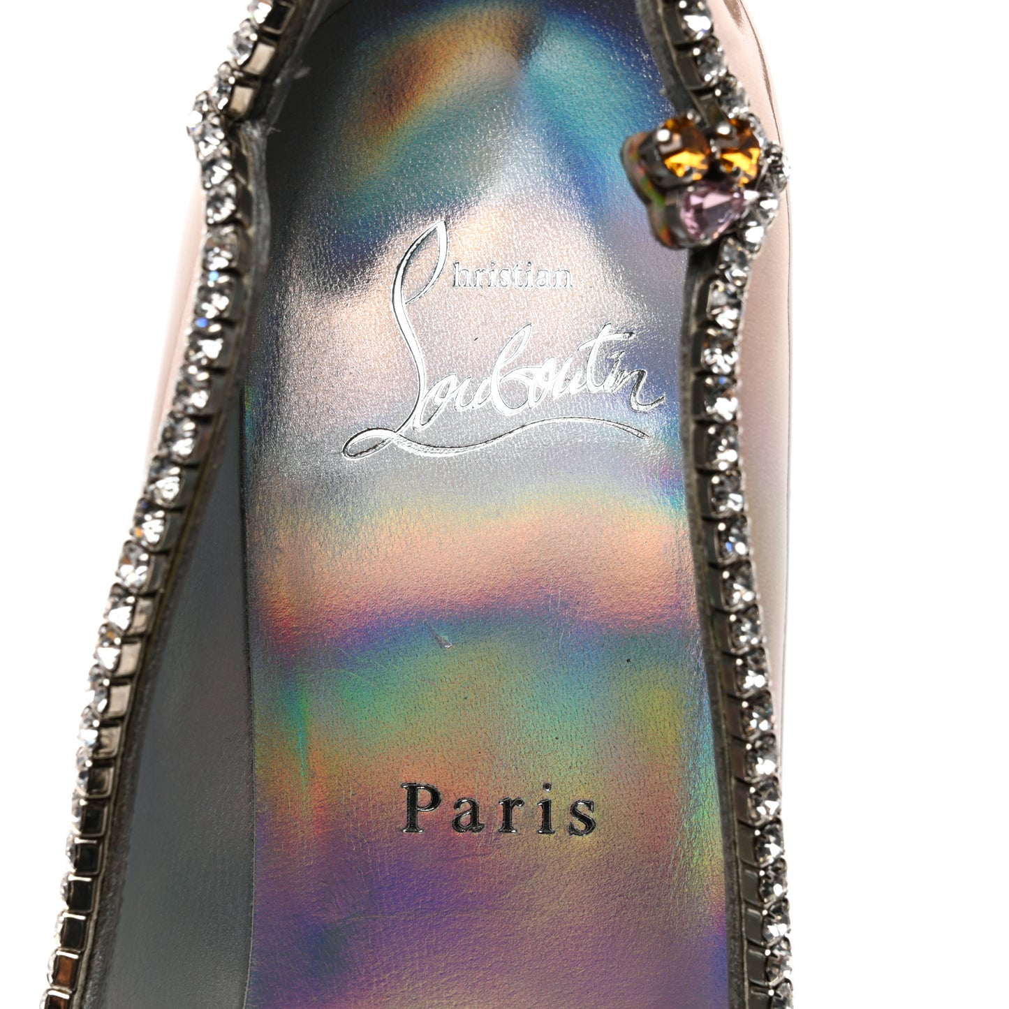 Patent Psychic Chick Queen 100 Pumps 36.5 Iridescent