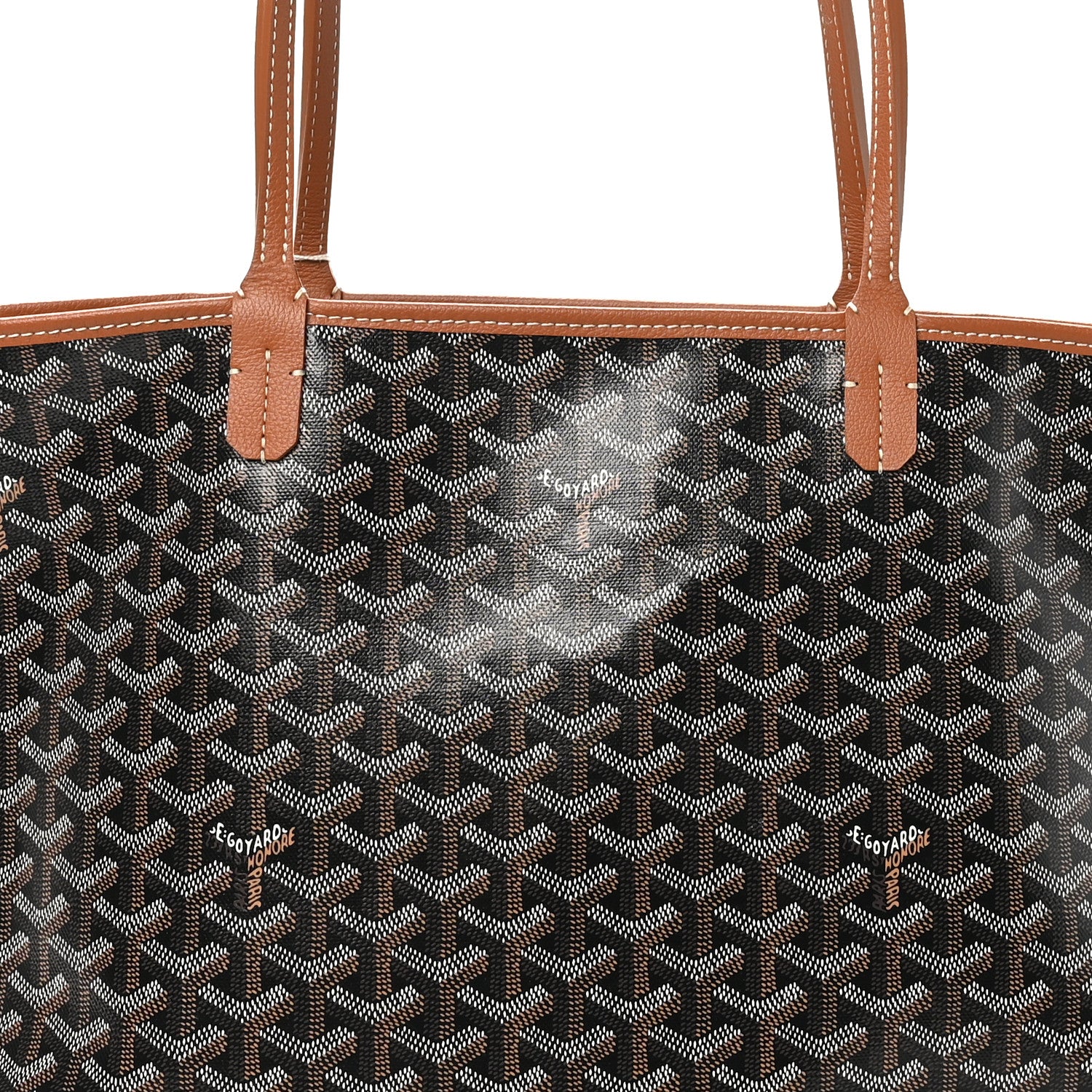 Goyard Goyardine Artois MM Black Gold 8 of 10