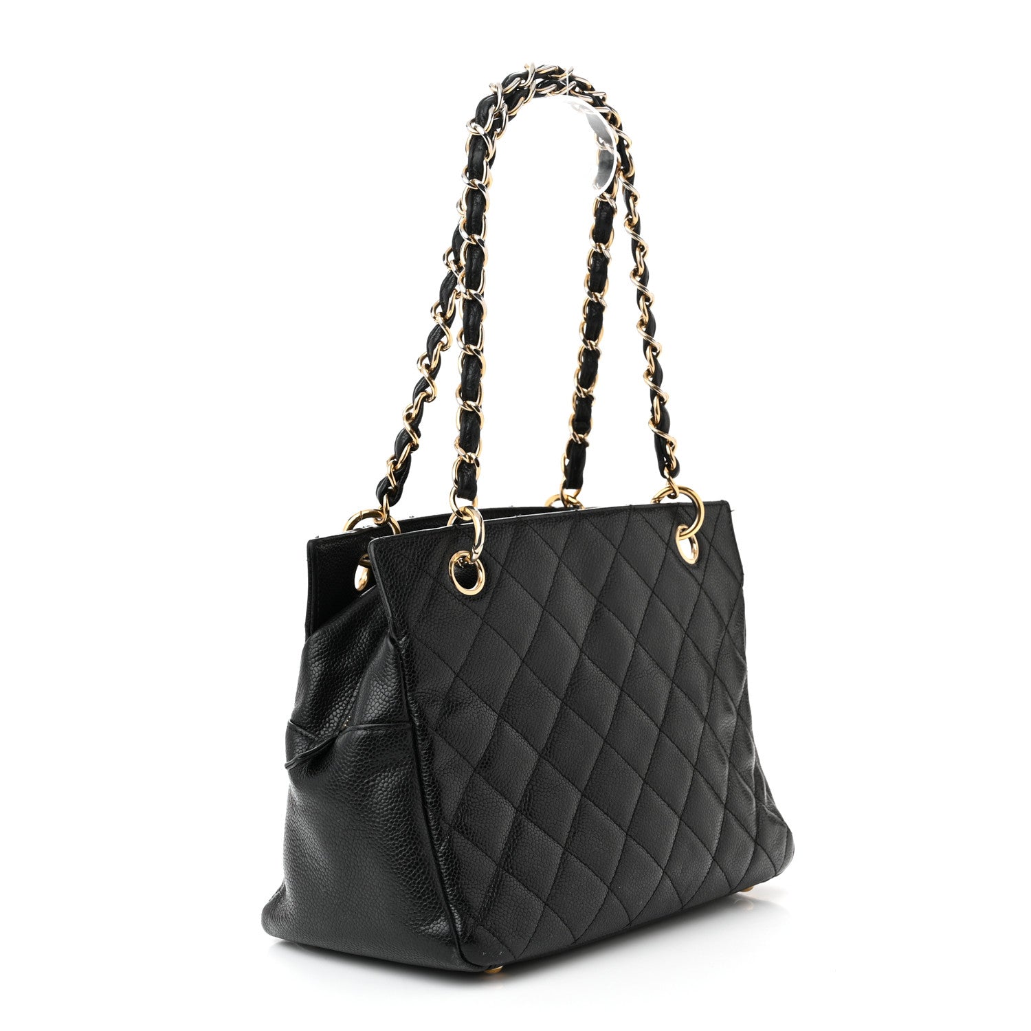 Chanel Caviar Quilted Petit Timeless Tote PTT Black 3 of 14