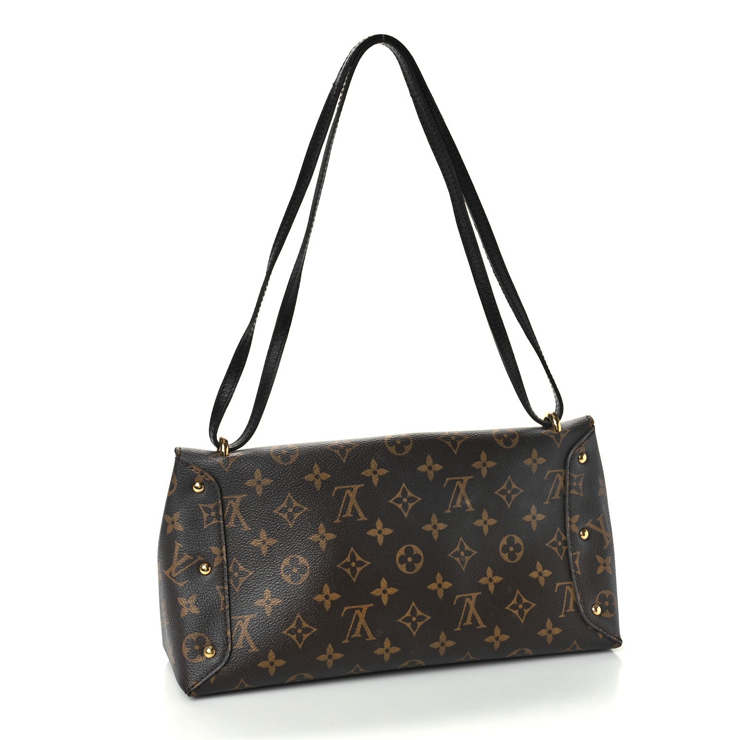 Louis Vuitton Monogram Sac Triangle PM Black 3 of 9