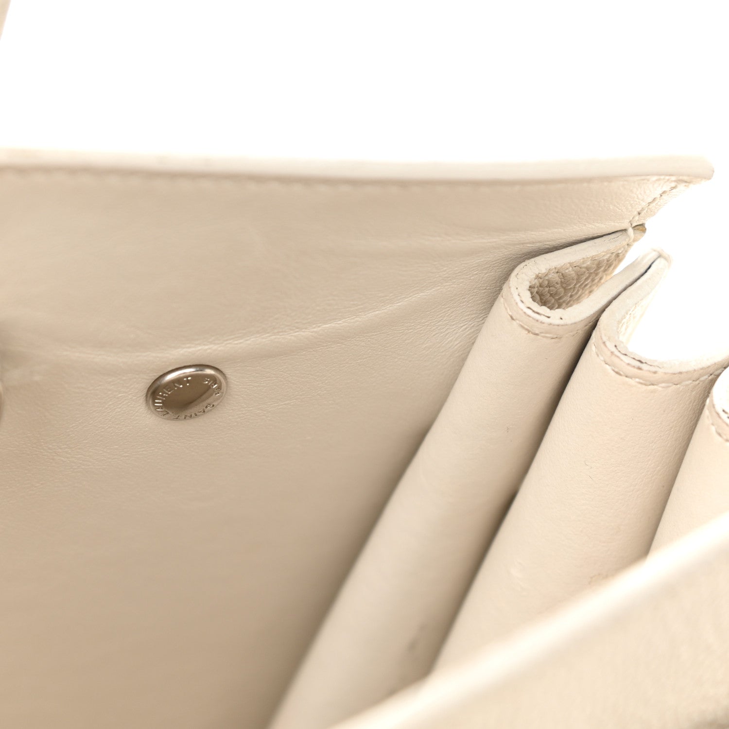 Saint Laurent Grained Calfskin Baby Sac De Jour White 22 of 28