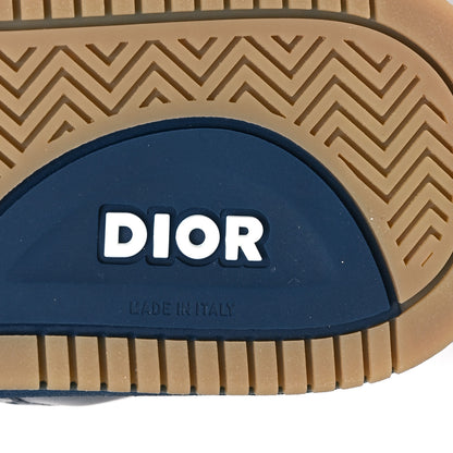 Christian Dior Smooth Calfskin Oblique Galaxy Mens B27 Low Top Sneakers 43 Blue Beige 6 of 7