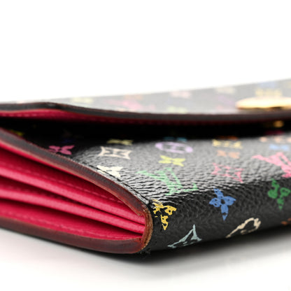 Louis Vuitton Monogram Multicolor Sarah Wallet Black Grenade 9 of 10