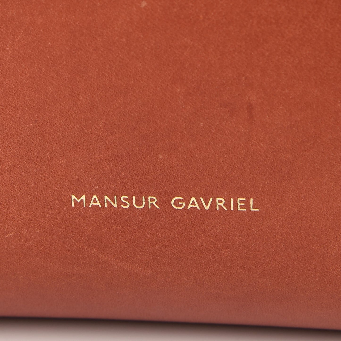 Calfskin Mini Bucket Bag Saddle