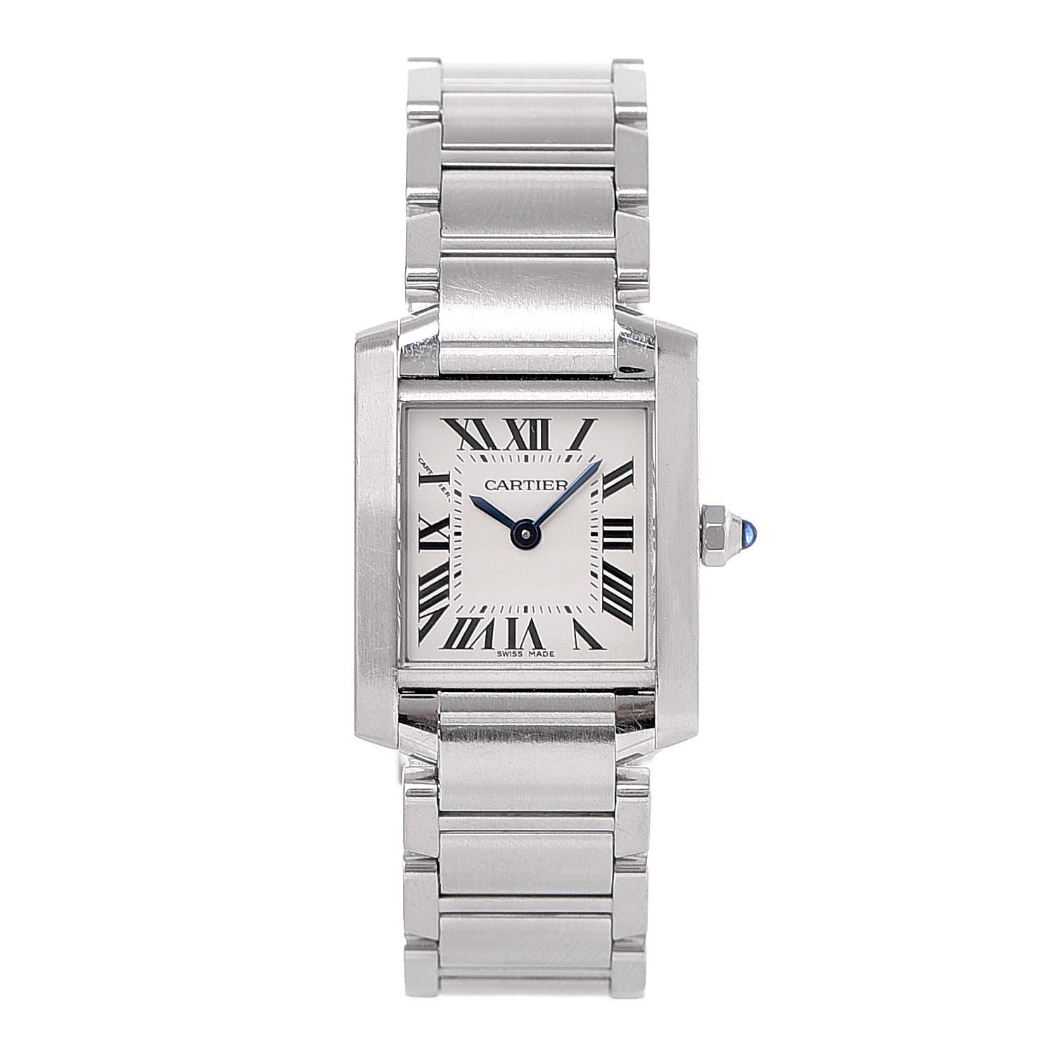 Cartier Stainless Steel 20mm Tank Francaise Quartz Watch 1 of 10