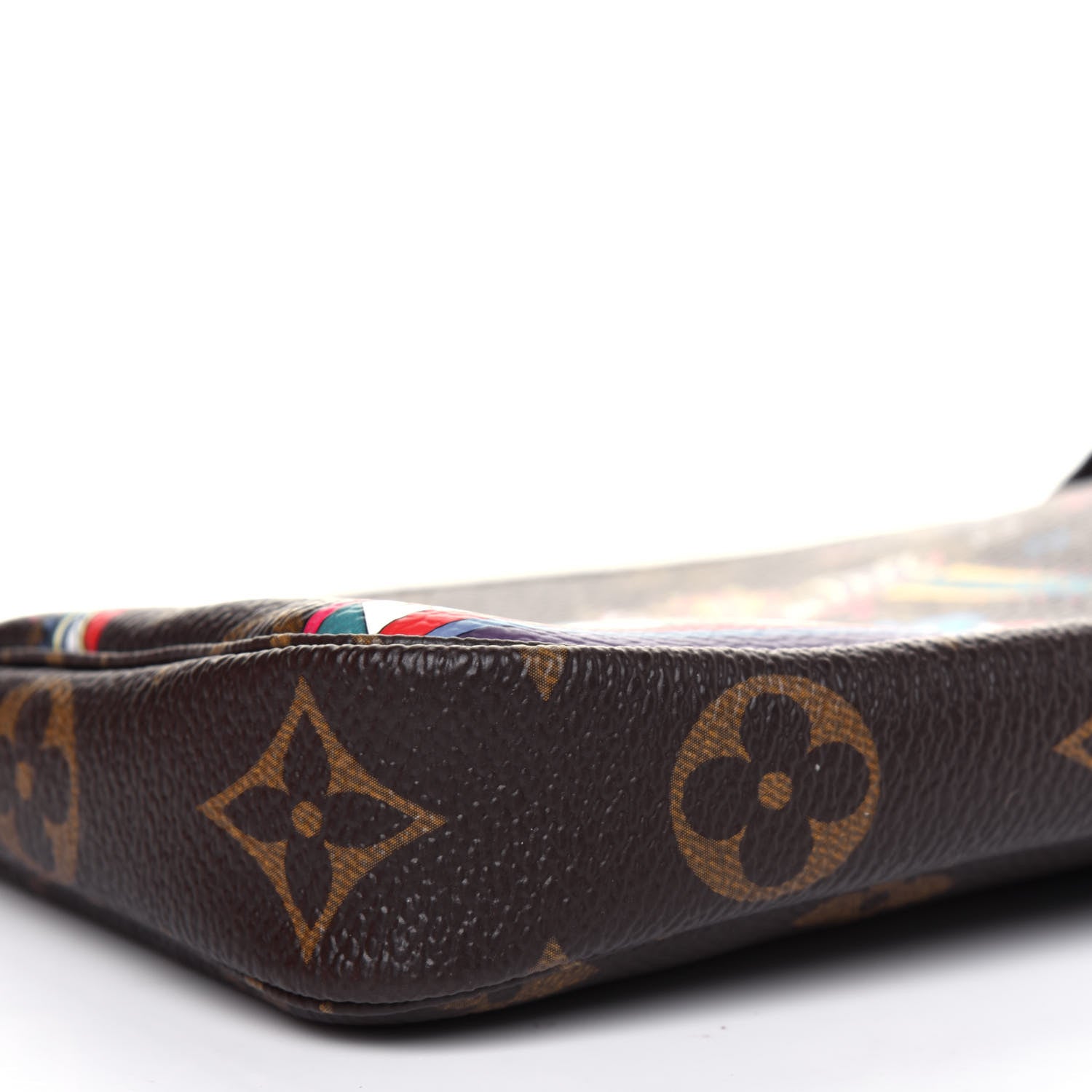 Louis Vuitton Monogram 2020 Christmas Animation Bumper Cars Mini Pochette Accessories Coquelicot 8 of 10