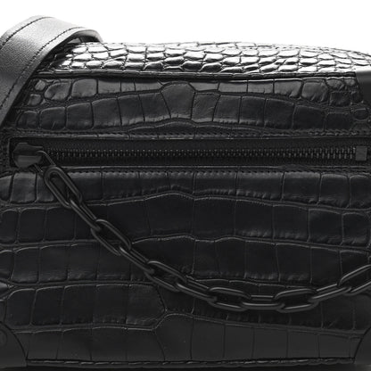 Louis Vuitton Alligator Mini Soft Trunk Black 6 of 9