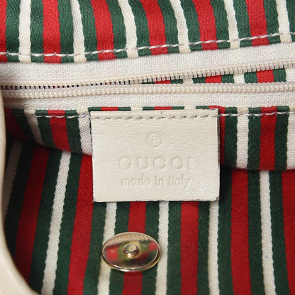 Gucci Monogram Medium New Britt Hobo Off White 6 of 10