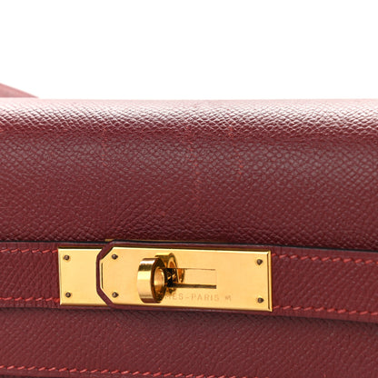 Hermes Epsom Kelly Sellier 32 Rouge H 12 of 22