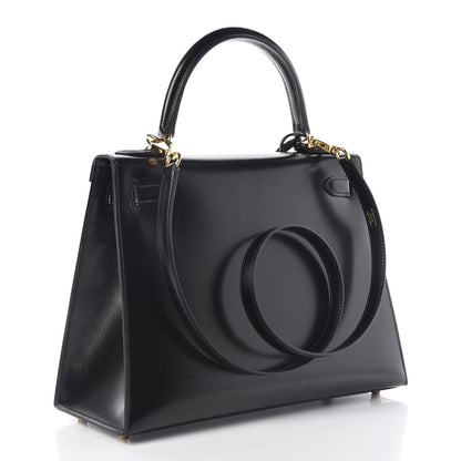Hermes Box Kelly Sellier 28 Black 4 of 40
