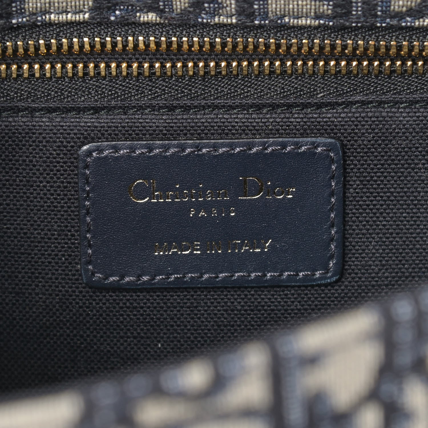 Christian Dior Oblique 30 Montaigne Flap Bag Blue 6 of 9