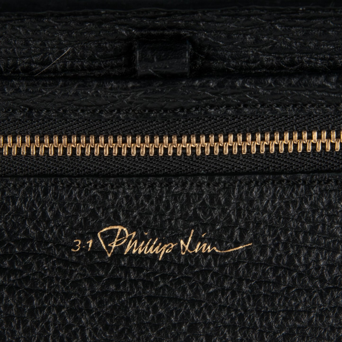 3.1 Textured Calfskin Medium Pashli Satchel Black