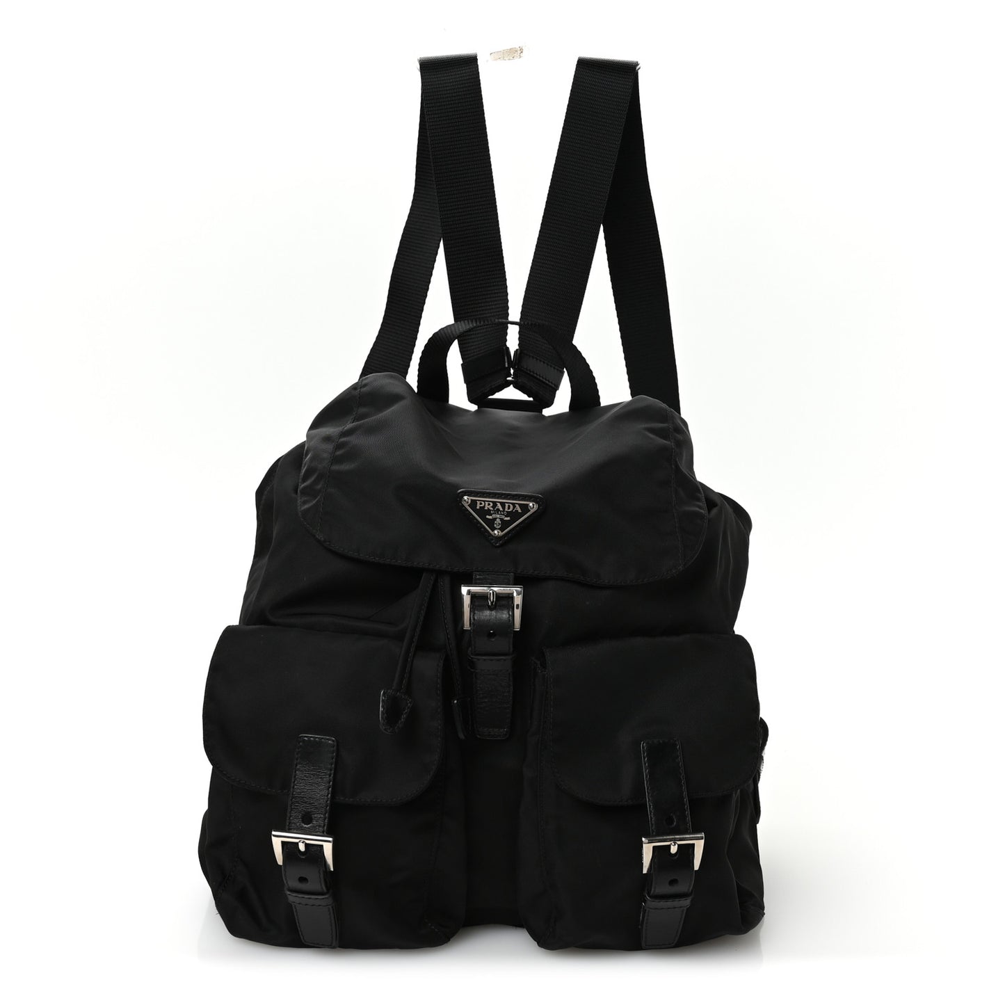 Nylon Vela Medium Backpack Black