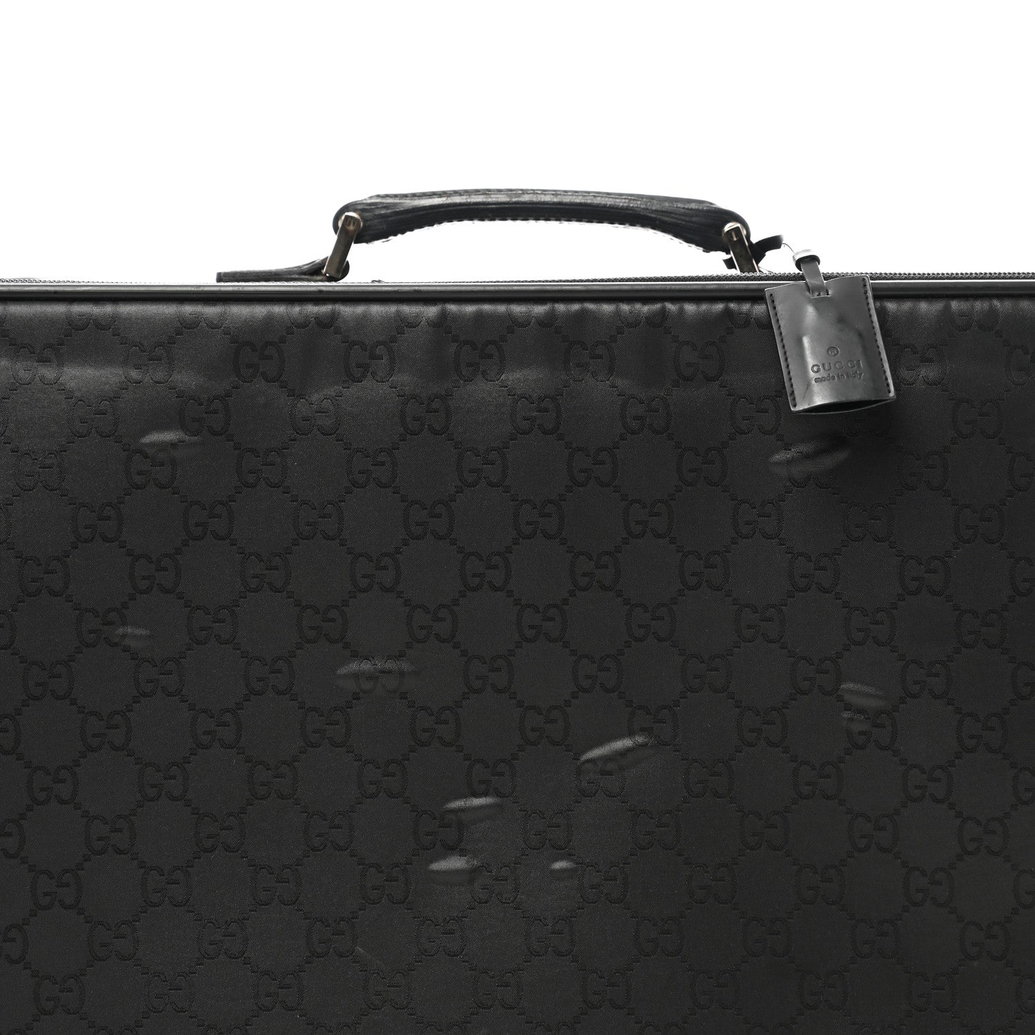 Gucci Nylon Monogram Suitcase Black 7 of 14