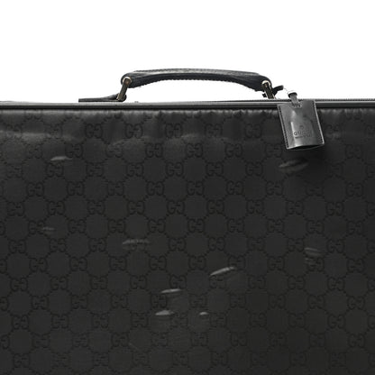 Gucci Nylon Monogram Suitcase Black 7 of 14