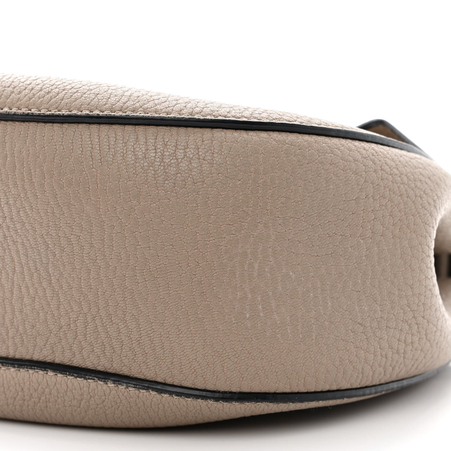 Grained Lambskin Drew Shoulder Bag Motty Grey