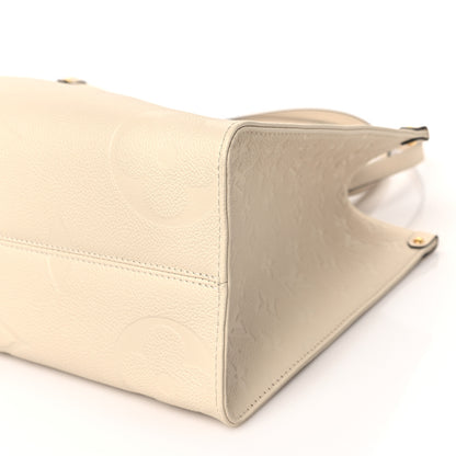 Louis Vuitton Empreinte Monogram Giant Onthego MM Creme 8 of 8
