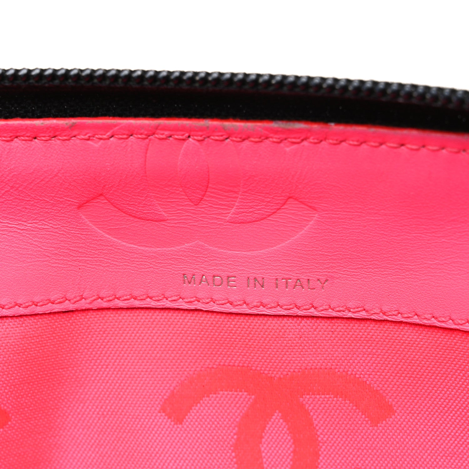 Chanel Calfskin Cambon Zip Around Organizer Wallet Black 7 of 9