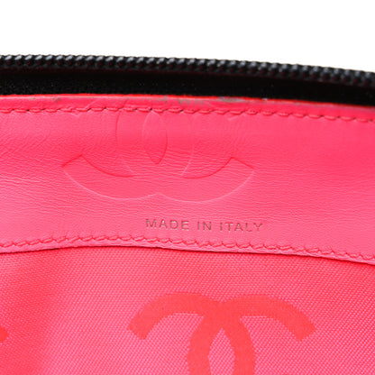Chanel Calfskin Cambon Zip Around Organizer Wallet Black 7 of 9
