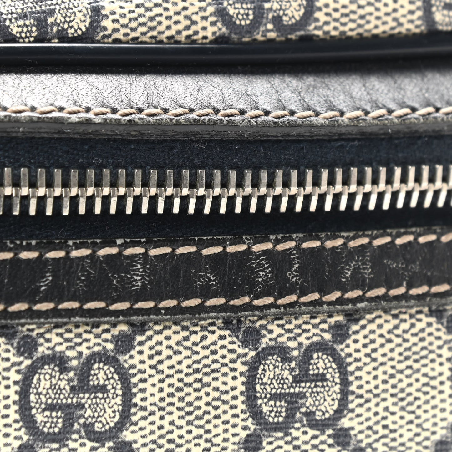 GG Supreme Monogram Belt Bag Navy