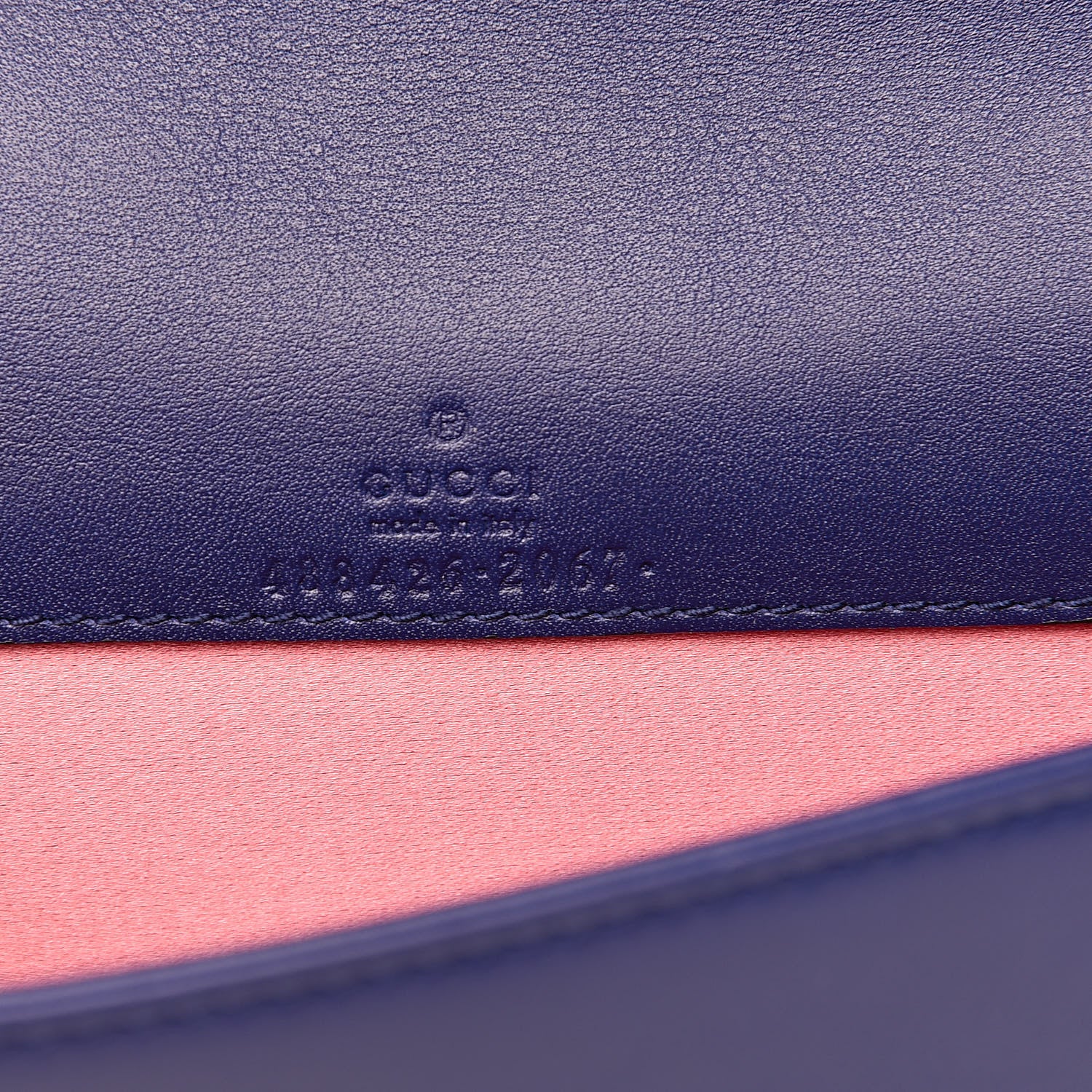 Gucci Velvet Matelasse GG Marmont Mini Bag Cobalt Blue 6 of 12