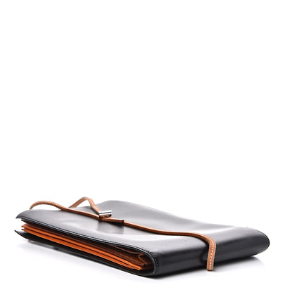 Hermes Box Tote Black Orange 4 of 12