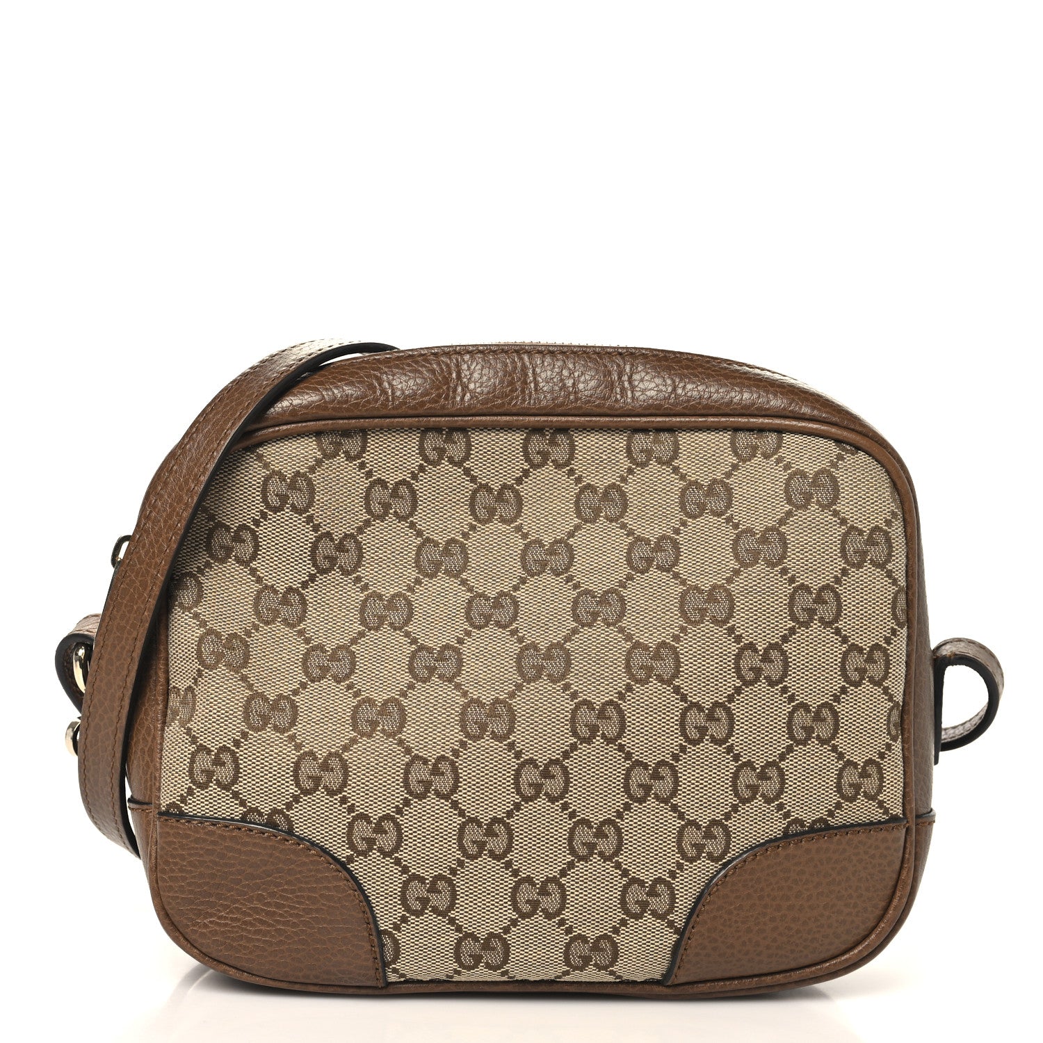 Gucci Monogram Mini Bree Messenger Bag Beige Tabacco 1 of 11