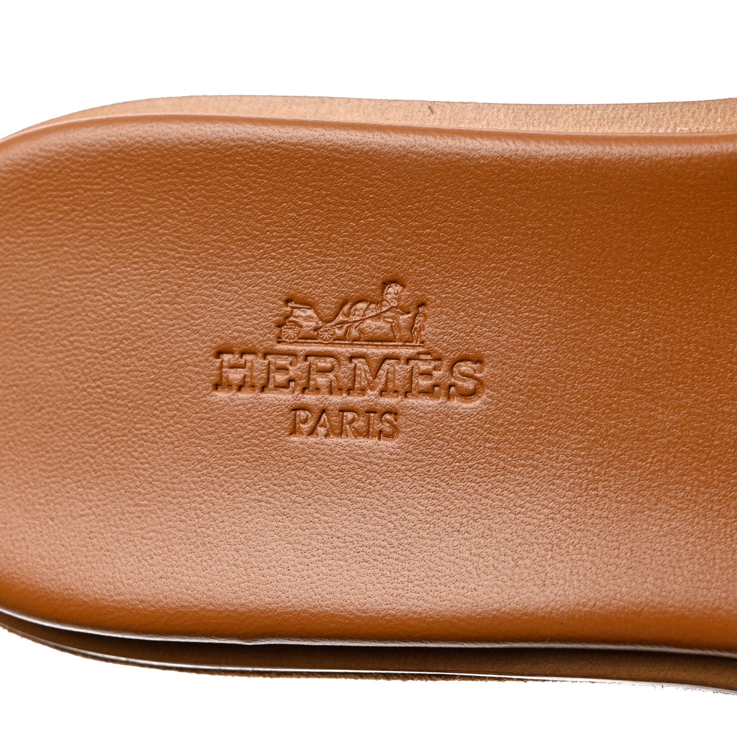 Hermes Calfskin Suede Eze 30 Sandals 38 Naturel 7 of 9