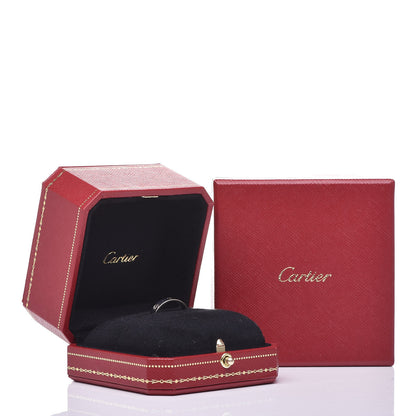 Cartier 18K White Gold 3.5mm LOVE Wedding Band Ring 60 9 5 of 5