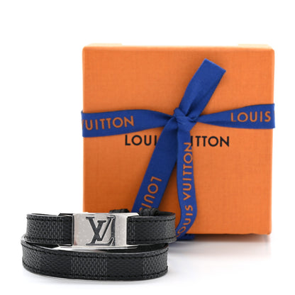 Louis Vuitton Damier Graphite Sign It Bracelet 5 of 5