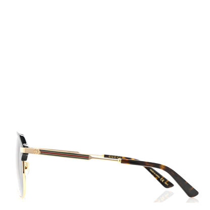 Gucci Web Aviator Sunglasses GG0288SA Gold 4 of 7