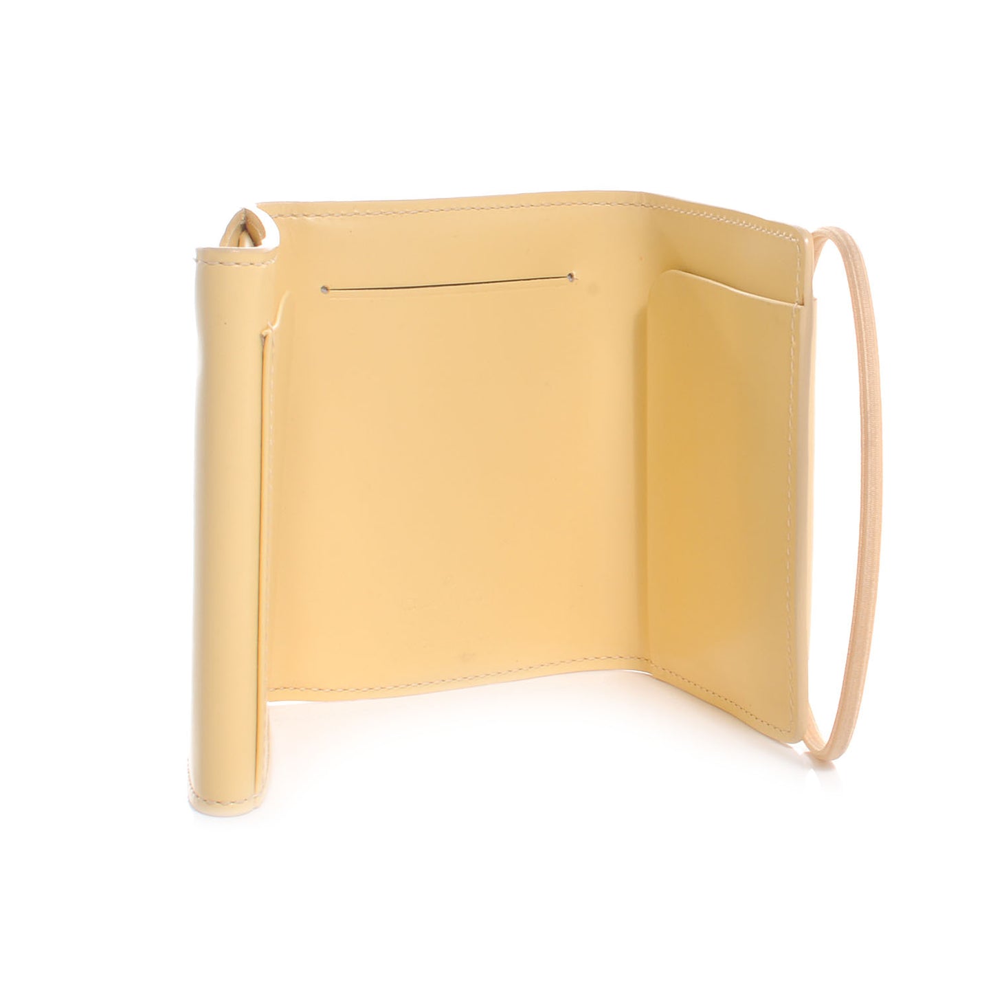 Epi Porte-Monnaie Elastique Wallet Vanilla