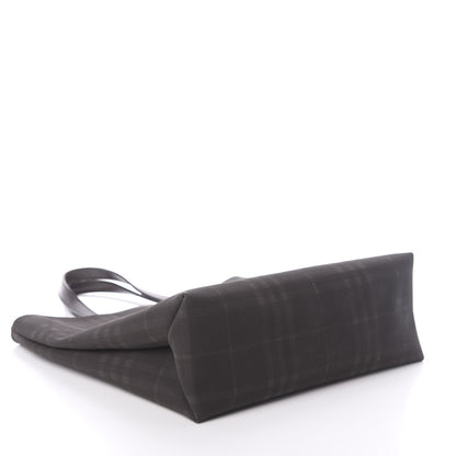 Burberry Smoked House Check Tote Chocolate 4 of 10