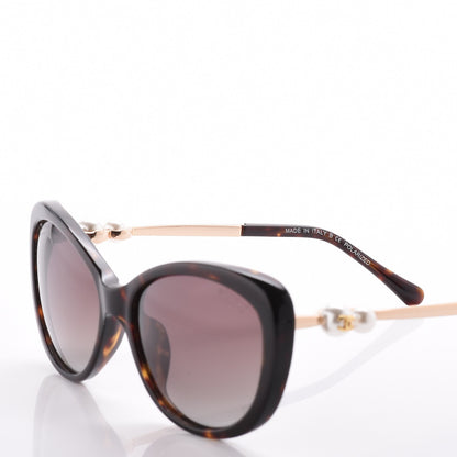 Chanel Cat Eye Pearl Sunglasses 5340-H Tortoise 5 of 8