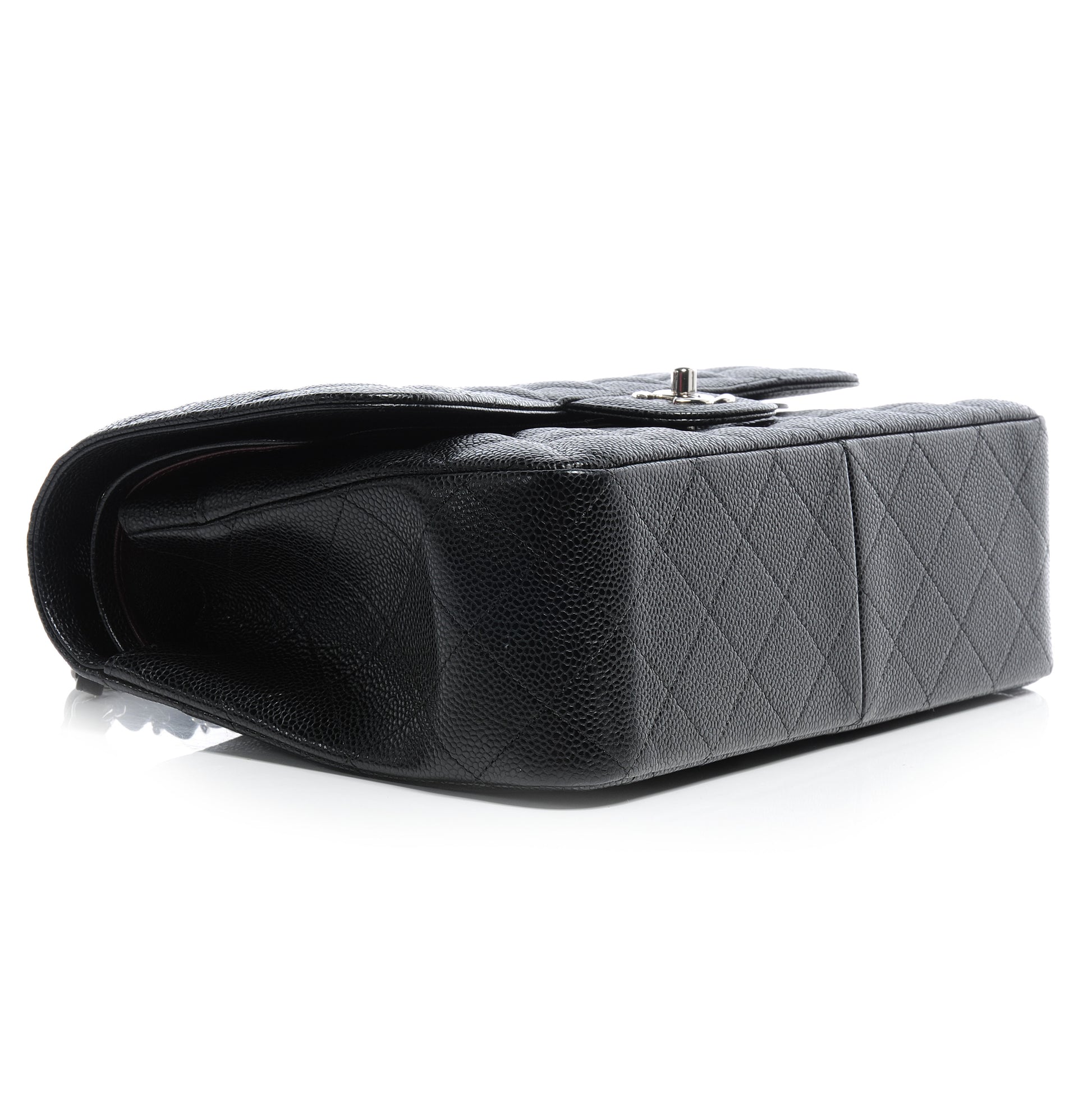 Chanel Caviar Quilted Jumbo Double Flap Black 4 of 8